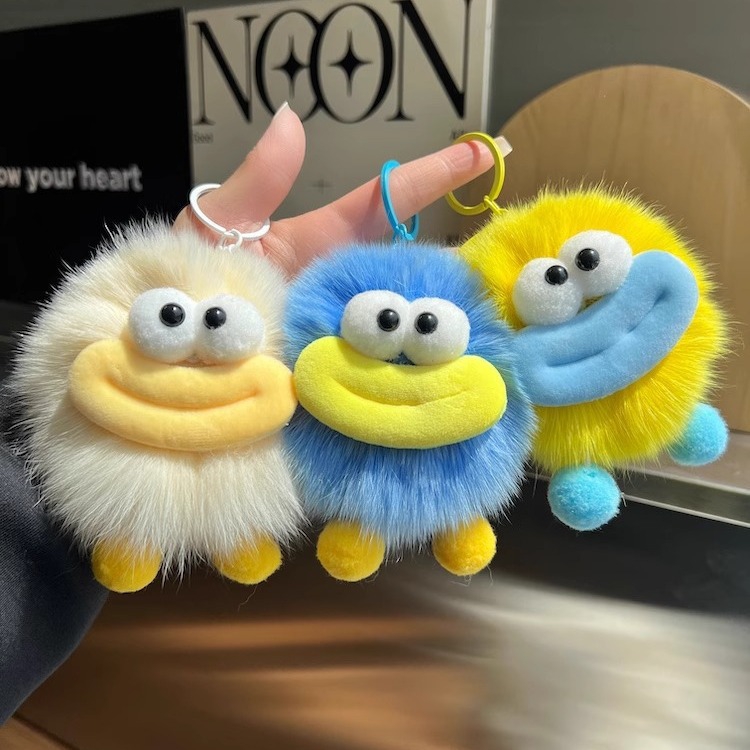 جاکلیدی Plush نرم با طراحی دهان سوسیس - Image 3