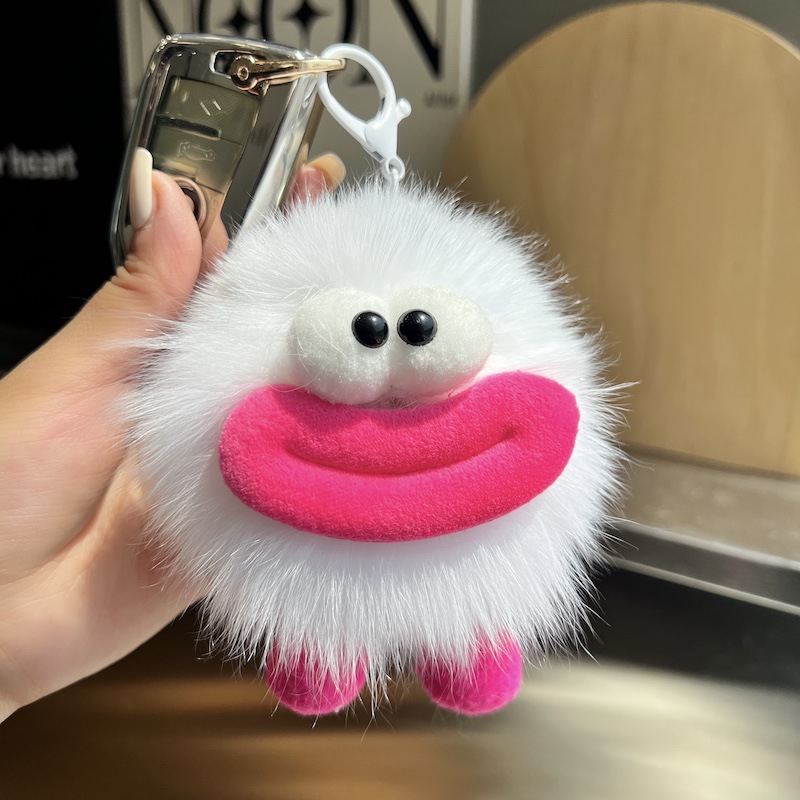 جاکلیدی Plush نرم با طراحی دهان سوسیس - Image 4