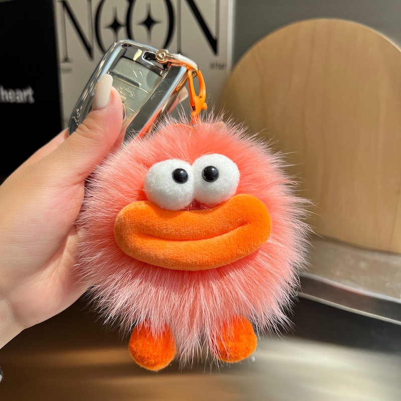 جاکلیدی Plush نرم با طراحی دهان سوسیس - Image 6